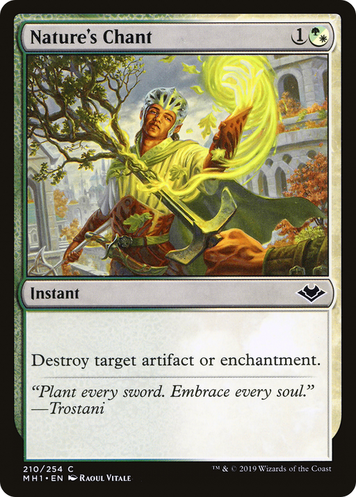 Nature's Chant (MH1-210) [Modern Horizons] MTG Single Modern Horizons