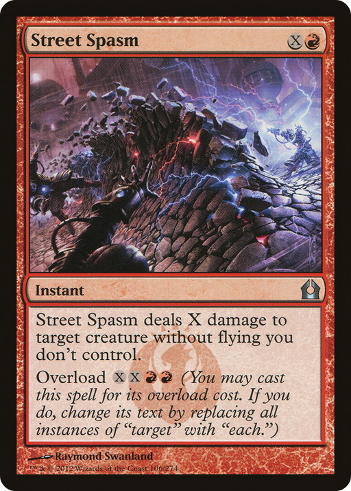 Street Spasm (RTR-106) [Return to Ravnica] MTG Single Wizards of the Coast