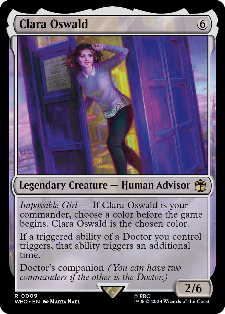 Clara Oswald (WHO-009) [Doctor Who] Foil MTG Single Wizards of the Coast