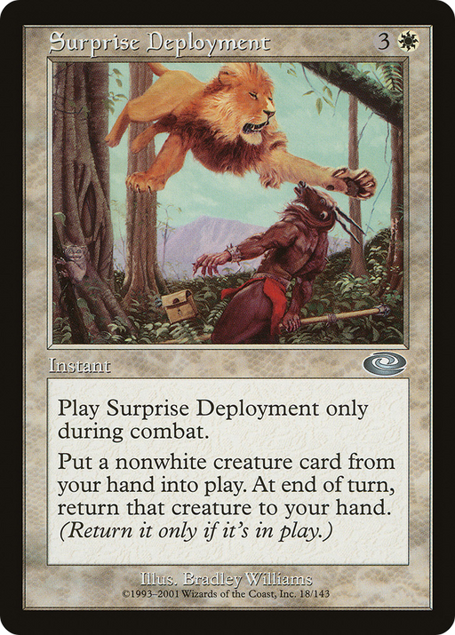 Surprise Deployment (PLS-018) [Planeshift] MTG Single Wizards of the Coast