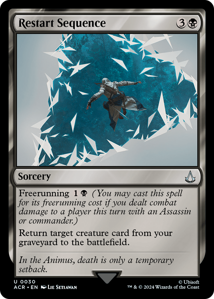 Restart Sequence (ACR-030) [Assassin's Creed] Foil MTG Single Wizards of the Coast