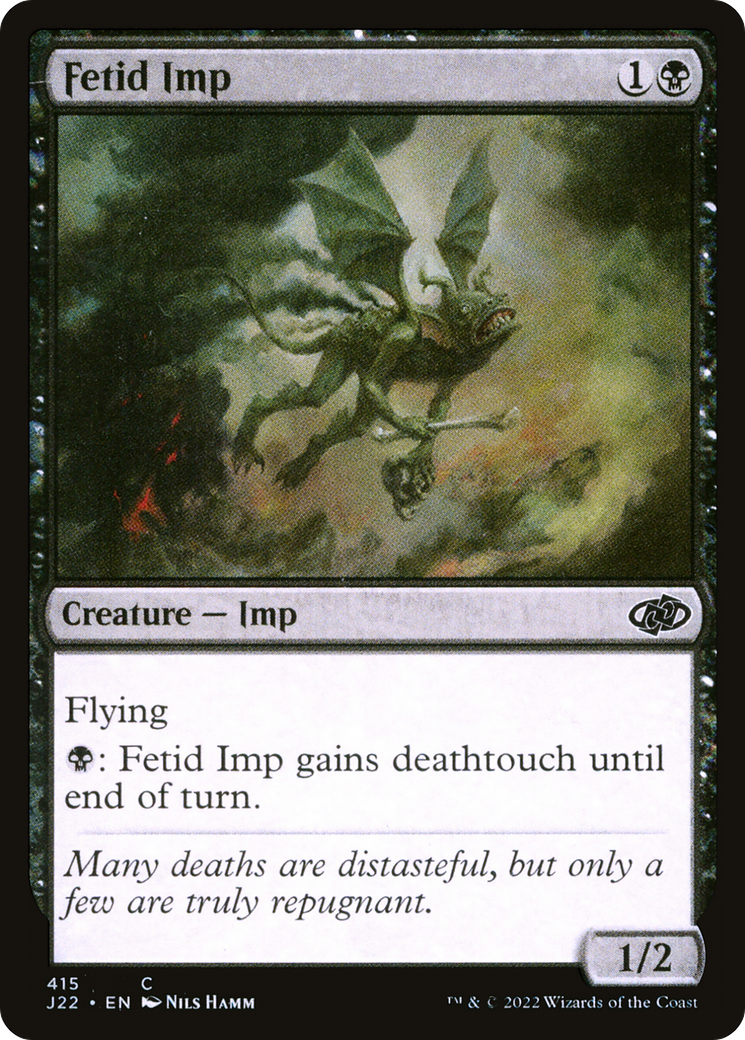 Fetid Imp (J22-415) [Jumpstart 2022] MTG Single Wizards of the Coast