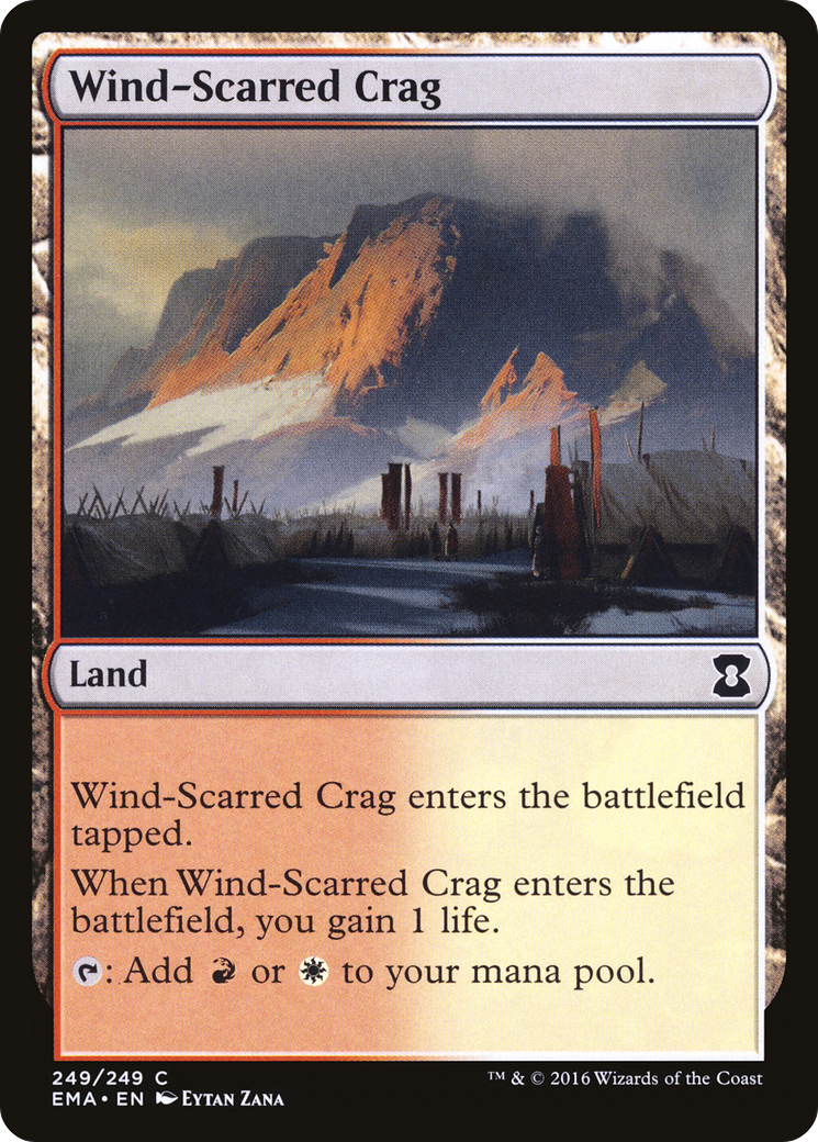 Wind-Scarred Crag (EMA-249) [Eternal Masters] MTG Single Wizards of the Coast