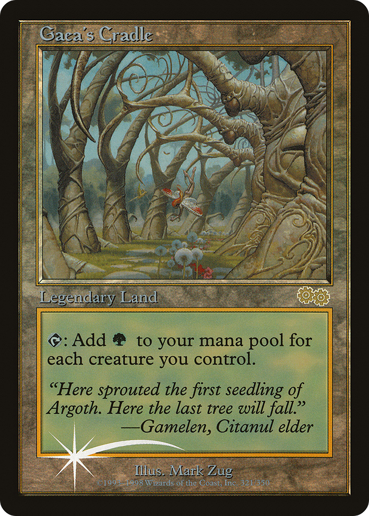 Gaea's Cradle (JDG-003) [Misc] Judge Gift Cards 1998 Foil MTG Single Wizards of the Coast