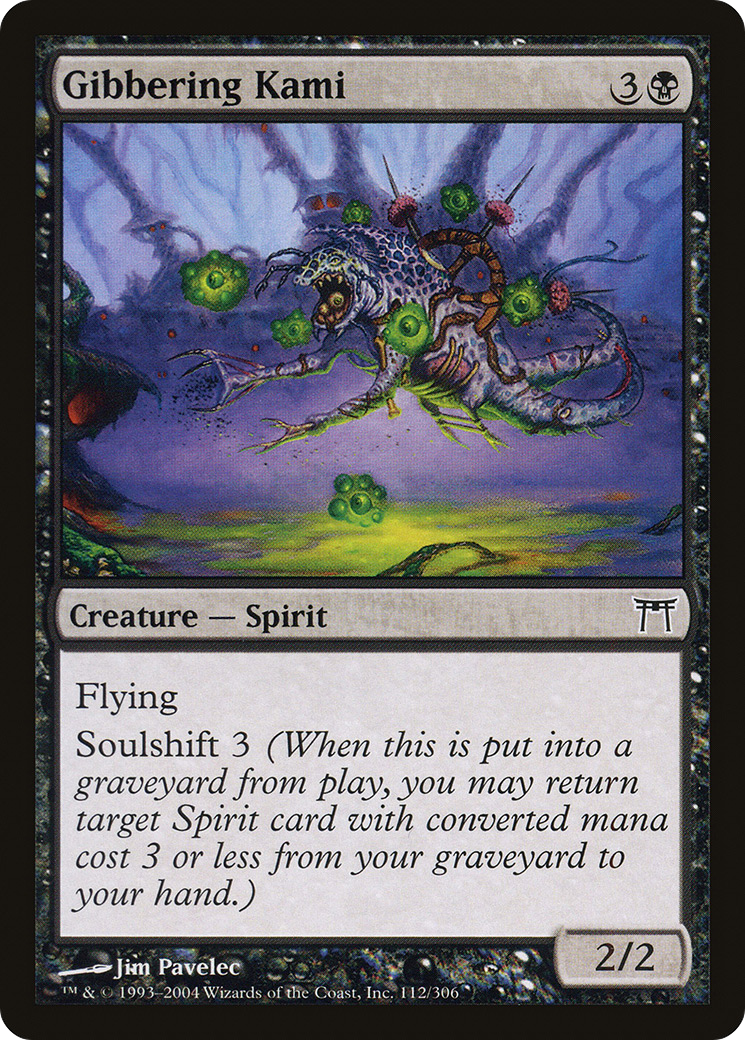 Gibbering Kami (CHK-112) [Champions of Kamigawa] MTG Single Wizards of the Coast