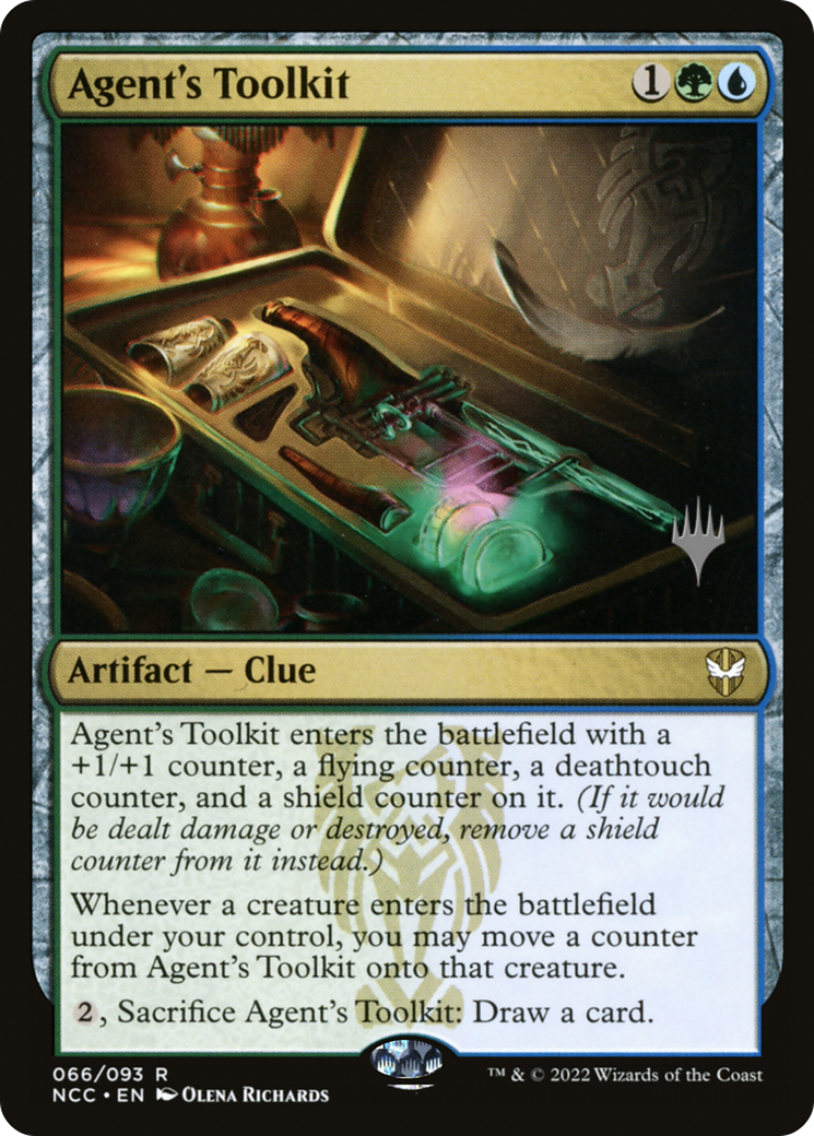 Agent's Toolkit (PPSNC-066) [New Capenna Commander Promos] Foil MTG Single Wizards of the Coast