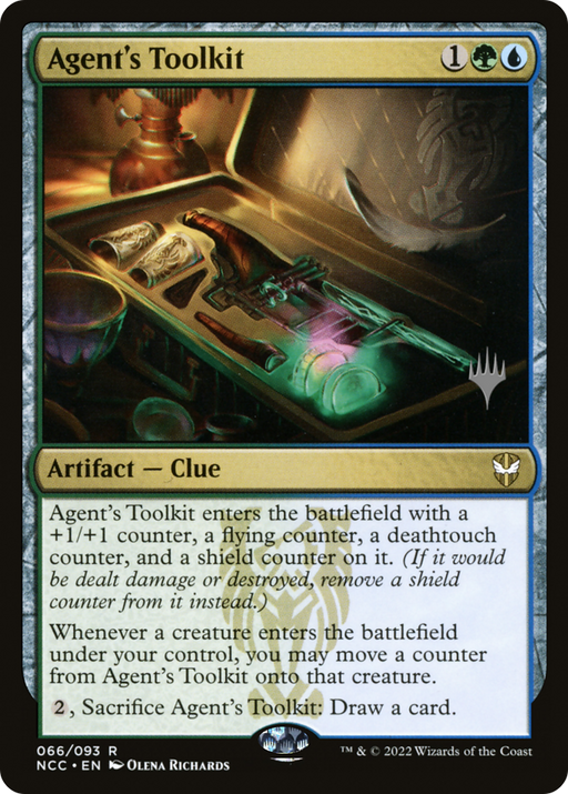 Agent's Toolkit (PPSNC-066) [New Capenna Commander Promos] Foil MTG Single Wizards of the Coast