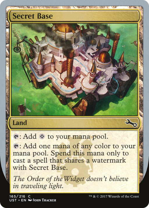 Secret Base (A) (UST-165) [Unstable] MTG Single Wizards of the Coast