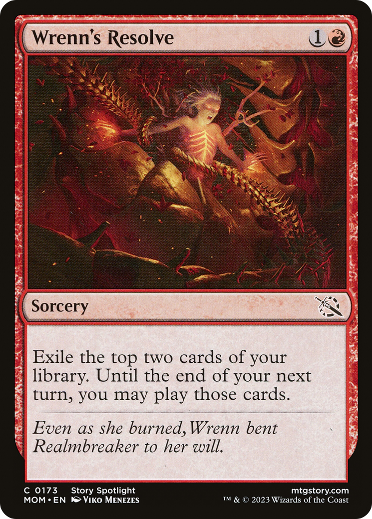 Wrenn's Resolve (MOM-173) [March of the Machine] MTG Single Wizards of the Coast
