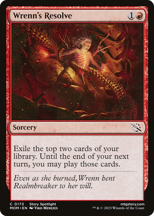 Wrenn's Resolve (MOM-173) [March of the Machine] MTG Single Wizards of the Coast