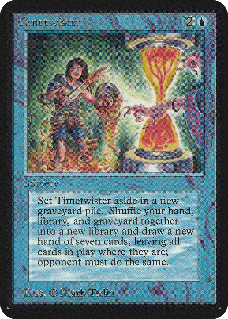 Timetwister (LEA-084) [Oldschool] Limited Edition Alpha MTG Single Wizards of the Coast
