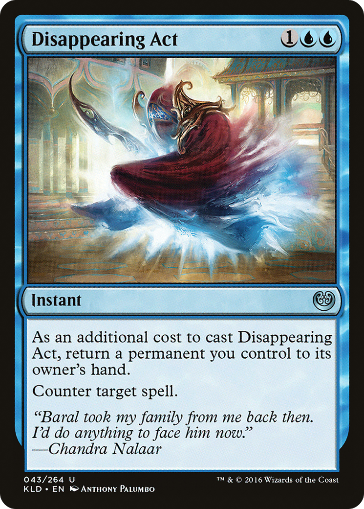 Disappearing Act (KLD-043) [Kaladesh] MTG Single Wizards of the Coast