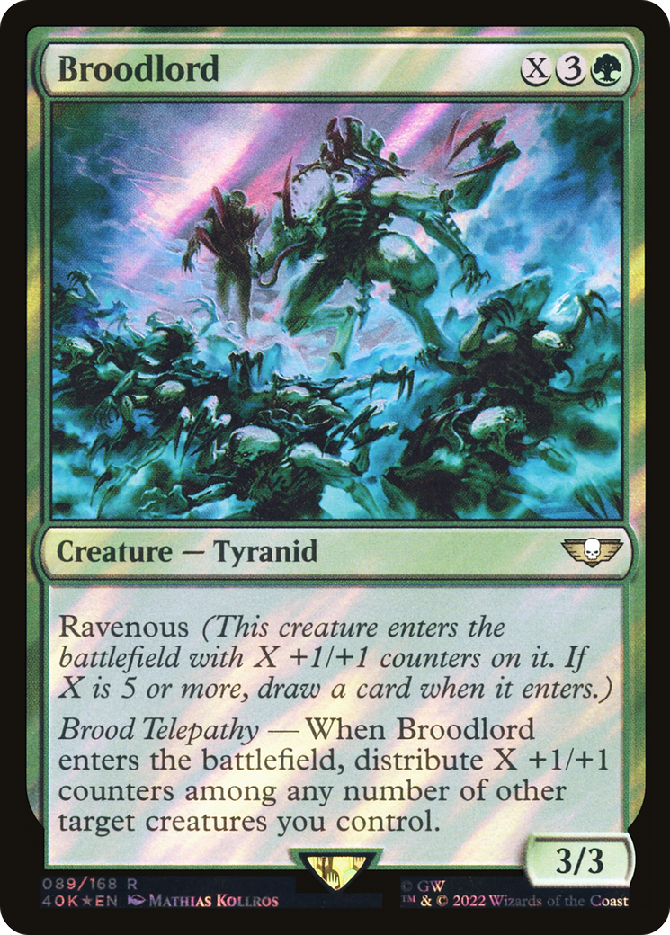 Broodlord (40K-89★) [Warhammer 40,000 Commander] Foil MTG Single Wizards of the Coast