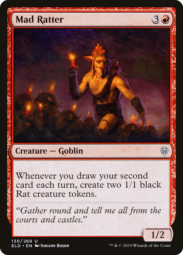 Mad Ratter (ELD-130) [Throne of Eldraine] MTG Single Wizards of the Coast