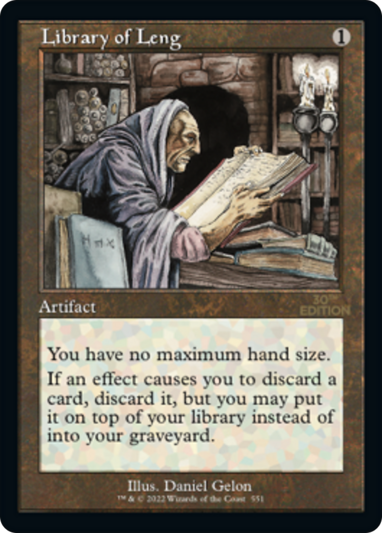 Library of Leng (30A-551) [30th Anniversary Edition] MTG Single Wizards of the Coast