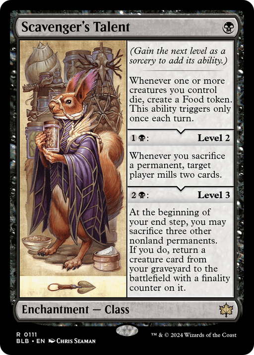 Scavenger's Talent (BLB-111) [Bloomburrow] MTG Single Wizards of the Coast