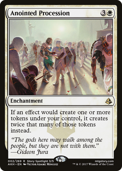 Anointed Procession (AKH-002) [Amonkhet] Foil MTG Single Wizards of the Coast
