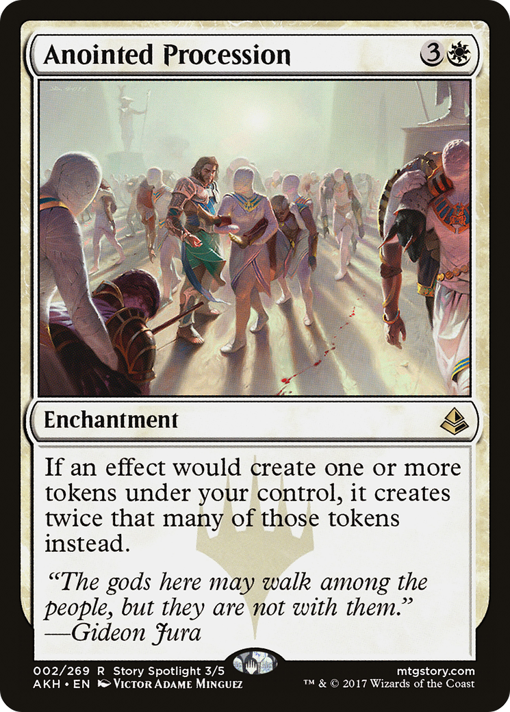Anointed Procession (AKH-002) [Amonkhet] MTG Single Wizards of the Coast