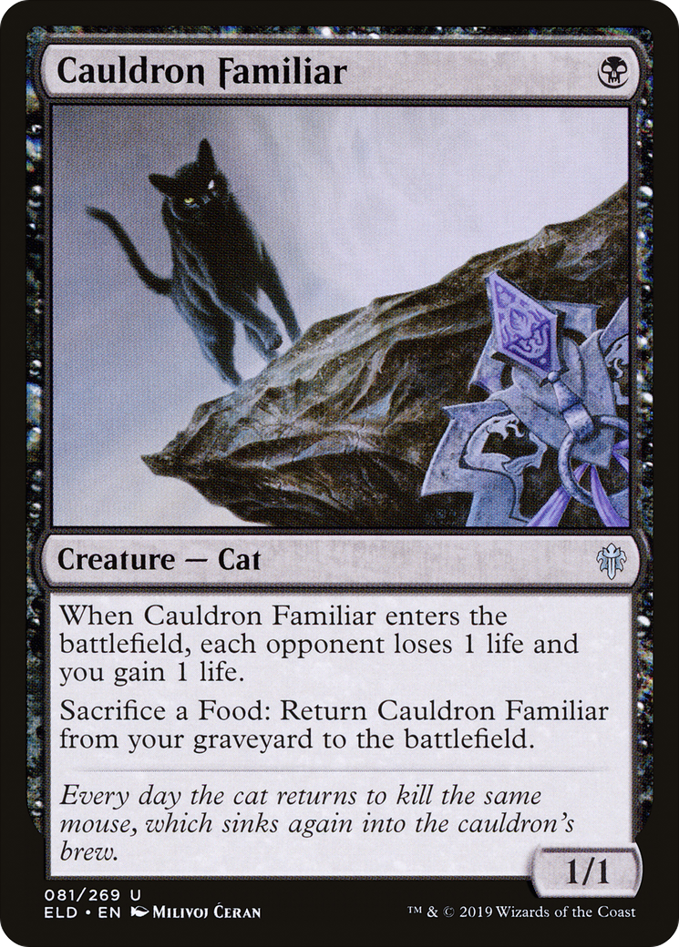 Cauldron Familiar (ELD-081) [Throne of Eldraine] MTG Single Wizards of the Coast