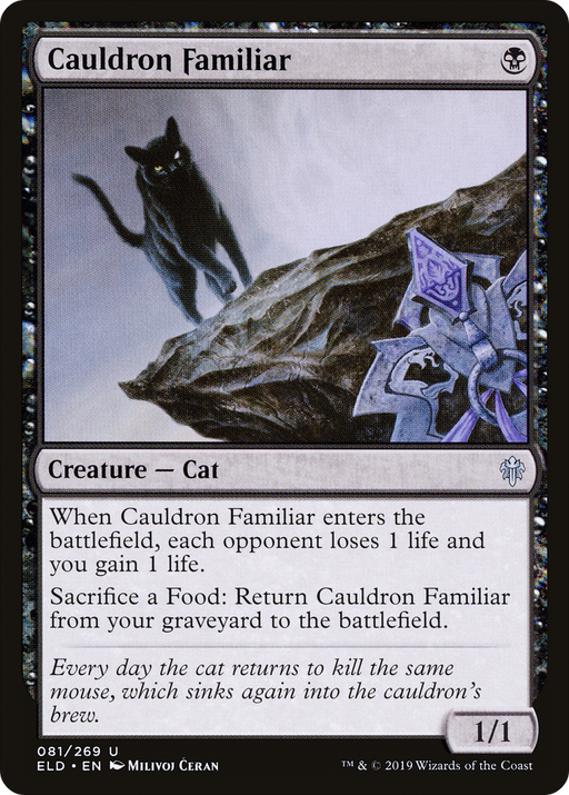 Cauldron Familiar (ELD-081) [Throne of Eldraine] MTG Single Wizards of the Coast