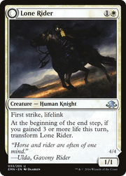 Lone Rider // It That Rides as One (EMN-033) [Eldritch Moon] Foil MTG Single Wizards of the Coast