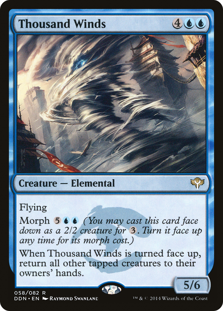 Thousand Winds (DDN-058) [Misc] Duel Decks: Speed vs. Cunning MTG Single Wizards of the Coast