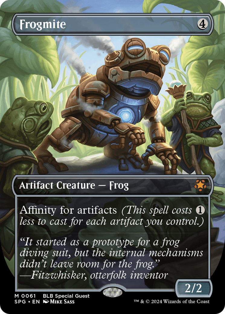 Frogmite (SPG-061) [Special Guests] (Borderless) Foil MTG Single Wizards of the Coast