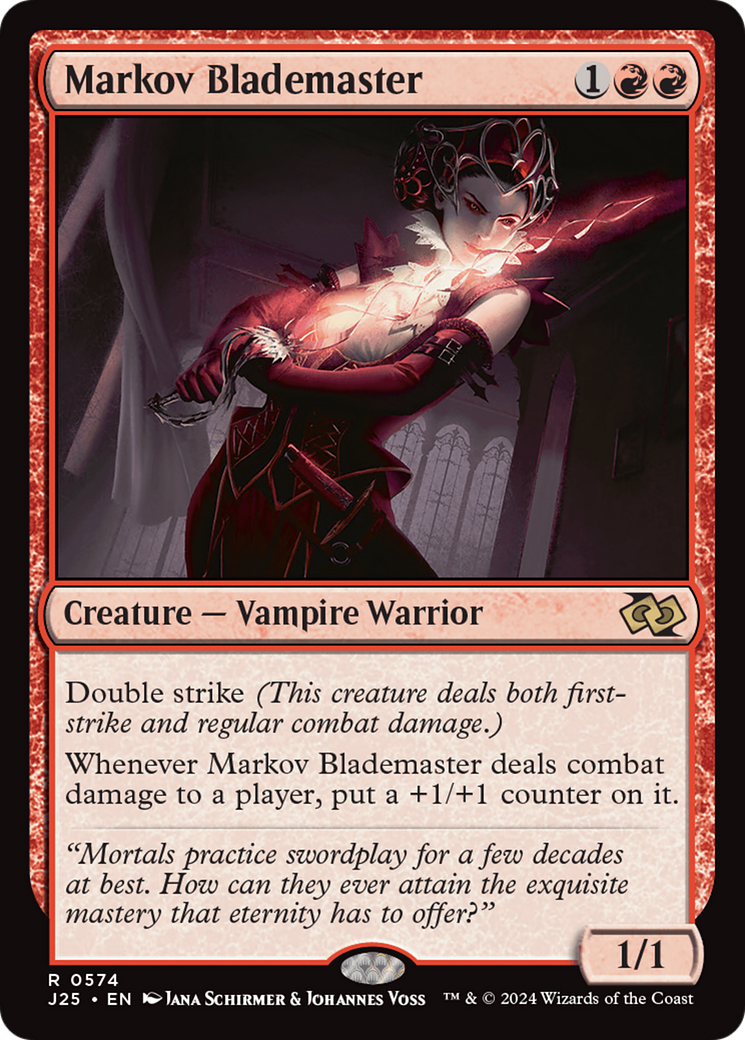 Markov Blademaster (J25-574) [Foundations Jumpstart] MTG Single Wizards of the Coast