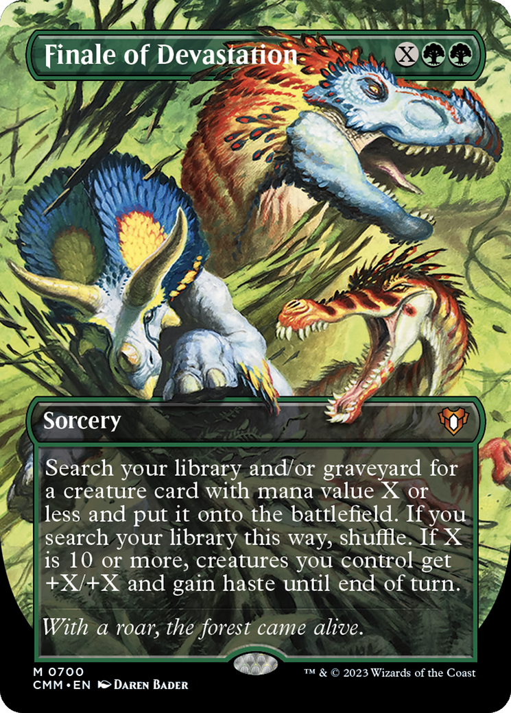 Finale of Devastation (CMM-700) [Commander Masters] (Borderless) MTG Single Wizards of the Coast