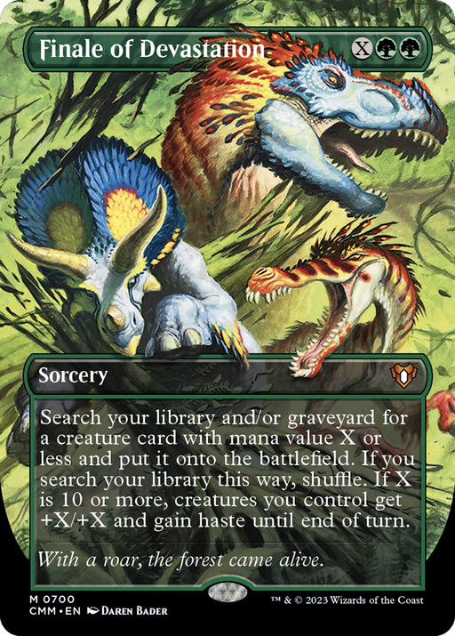 Finale of Devastation (CMM-700) [Commander Masters] (Borderless) MTG Single Wizards of the Coast