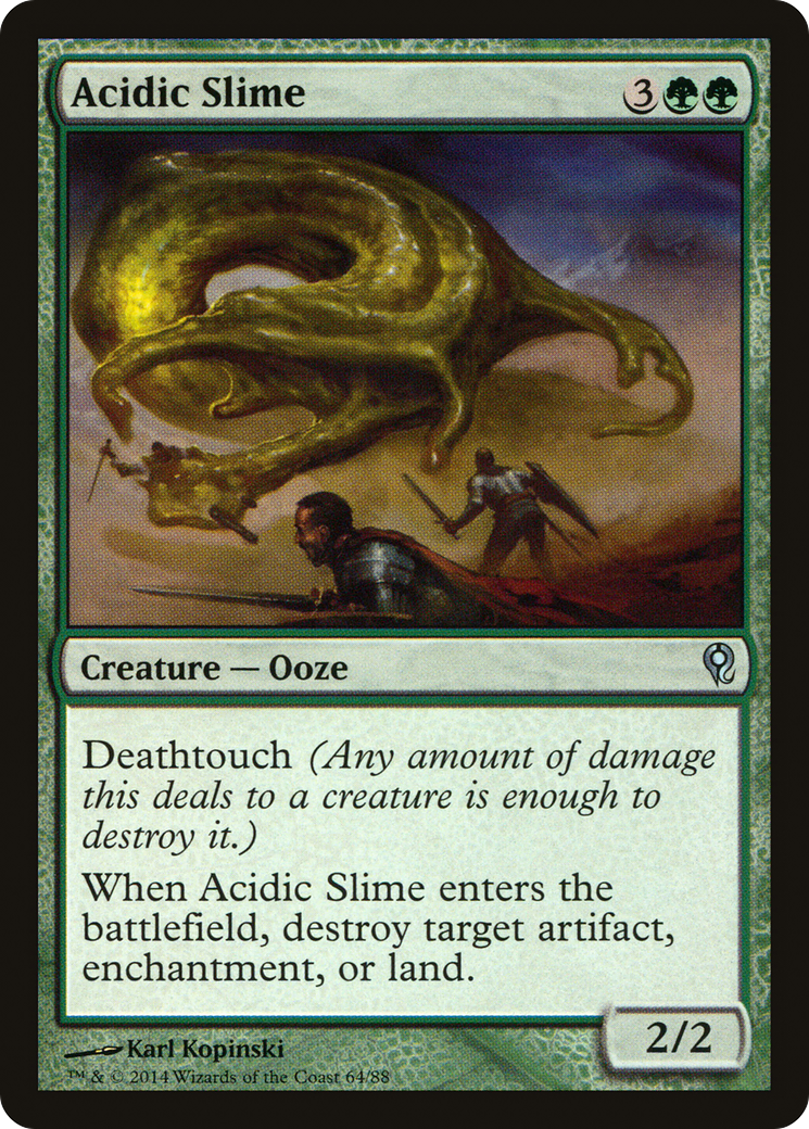 Acidic Slime (DDM-064) [Misc] Duel Decks: Jace vs. Vraska MTG Single Wizards of the Coast