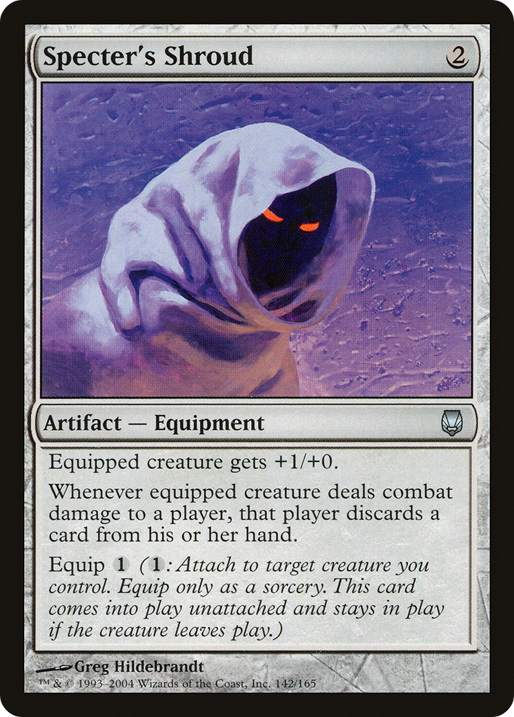Specter's Shroud (DST-142) [Darksteel] Foil MTG Single Wizards of the Coast