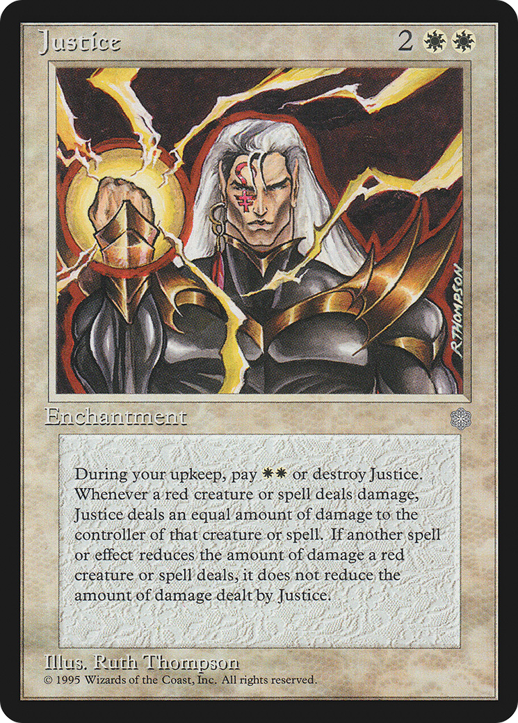 Justice (ICE-032) [Ice Age] MTG Single Wizards of the Coast
