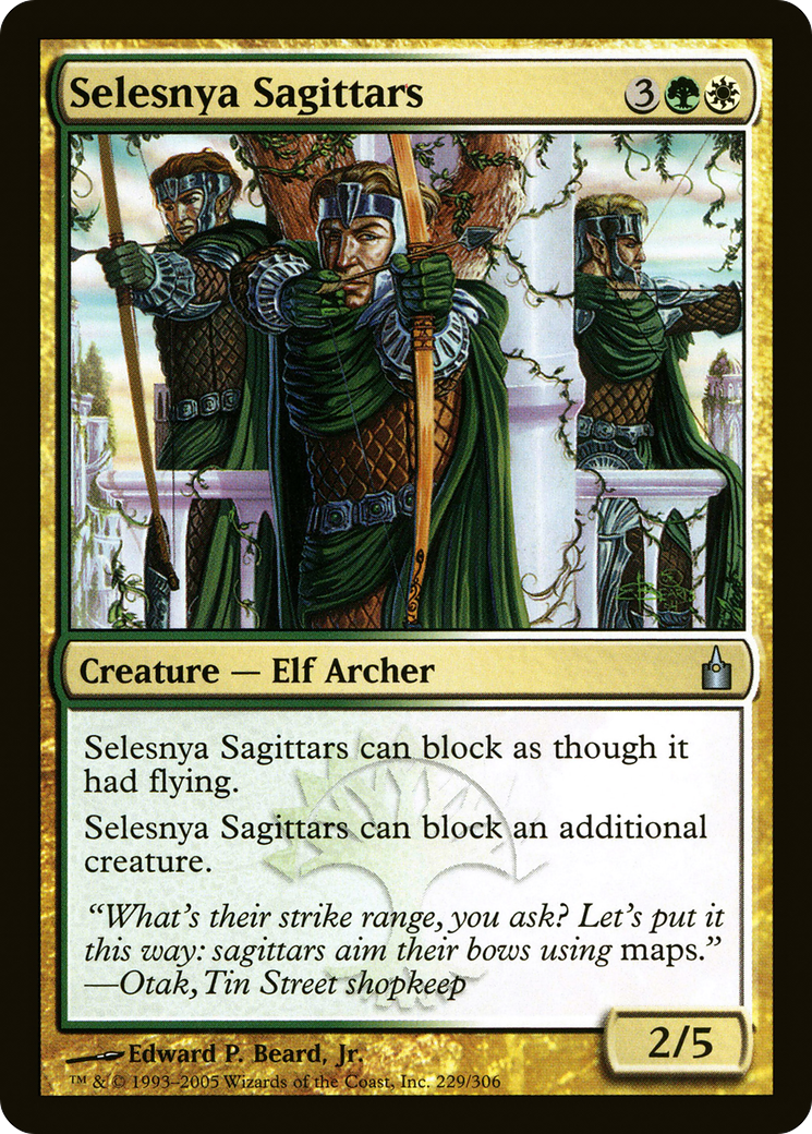 Selesnya Sagittars (RAV-229) [Ravnica: City of Guilds] MTG Single Wizards of the Coast