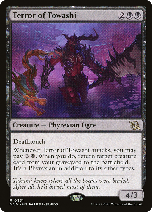 Terror of Towashi (MOM-331) [March of the Machine] Foil MTG Single Wizards of the Coast