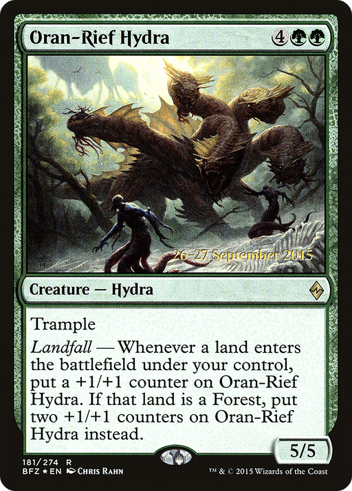Oran-Rief Hydra (PRE-181) [Battle for Zendikar Promos] Foil MTG Single Wizards of the Coast