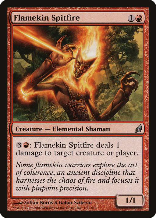 Flamekin Spitfire (LRW-168) [Lorwyn] MTG Single Wizards of the Coast