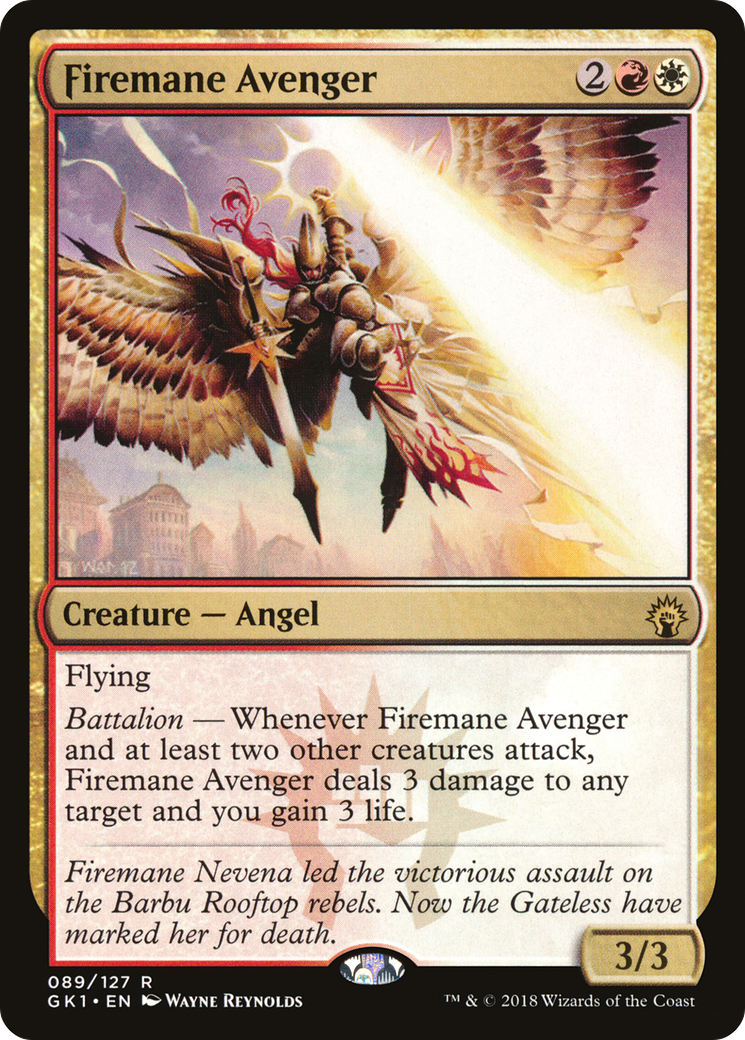 Firemane Avenger (GR1-089) [Misc] GRN Guild Kit MTG Single Wizards of the Coast