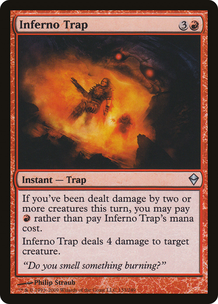 Inferno Trap (ZEN-133) [Zendikar] Foil MTG Single Wizards of the Coast