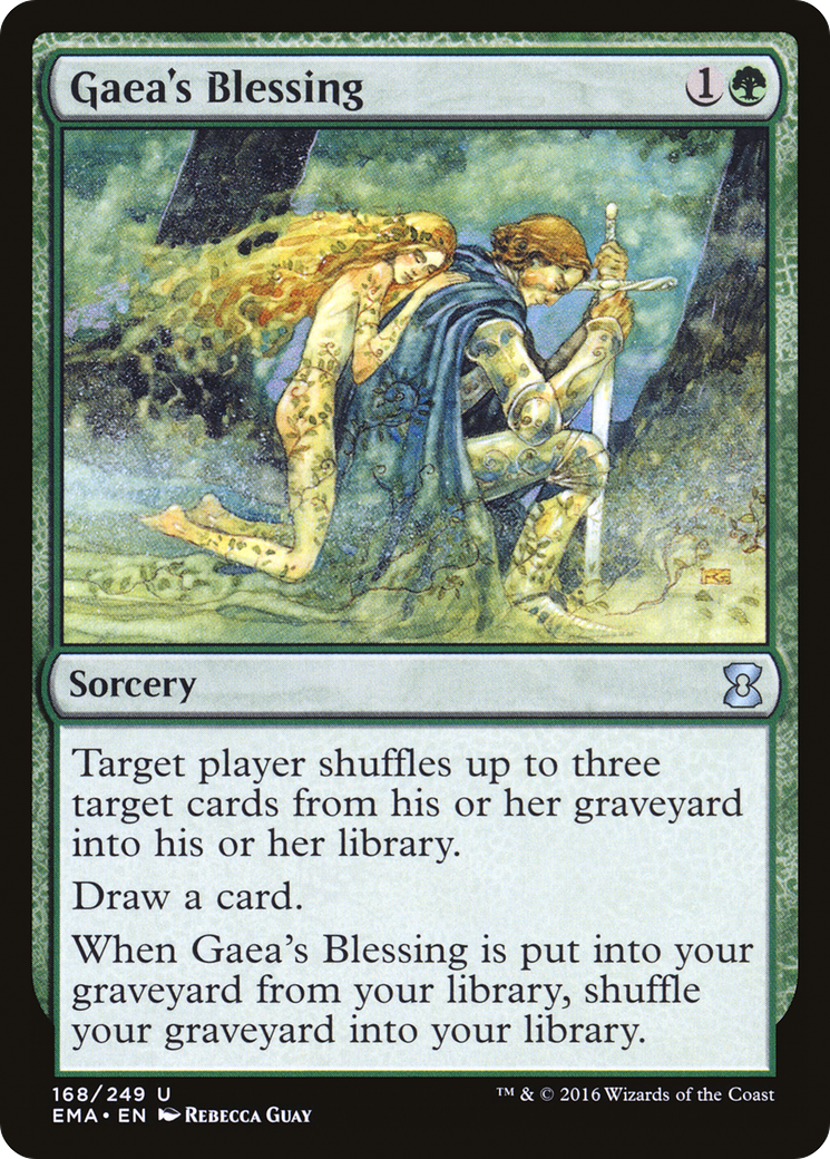 Gaea's Blessing (EMA-168) [Eternal Masters] Foil MTG Single Wizards of the Coast
