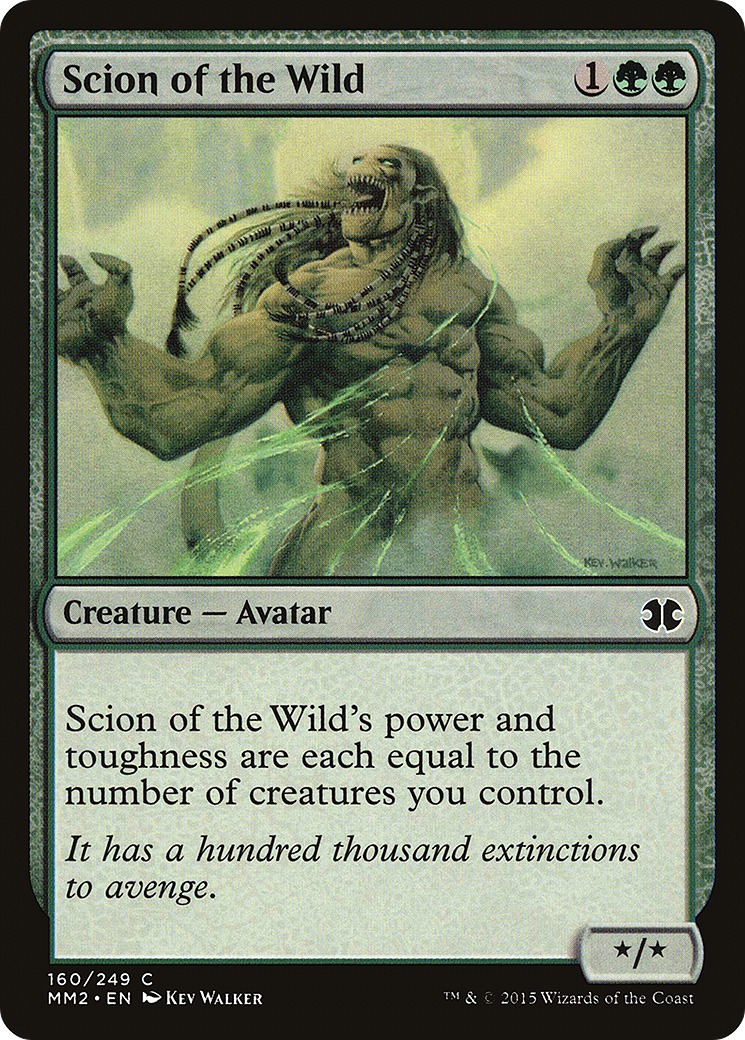 Scion of the Wild (MM2-160) [Modern Masters 2015] MTG Single Modern Masters 2015