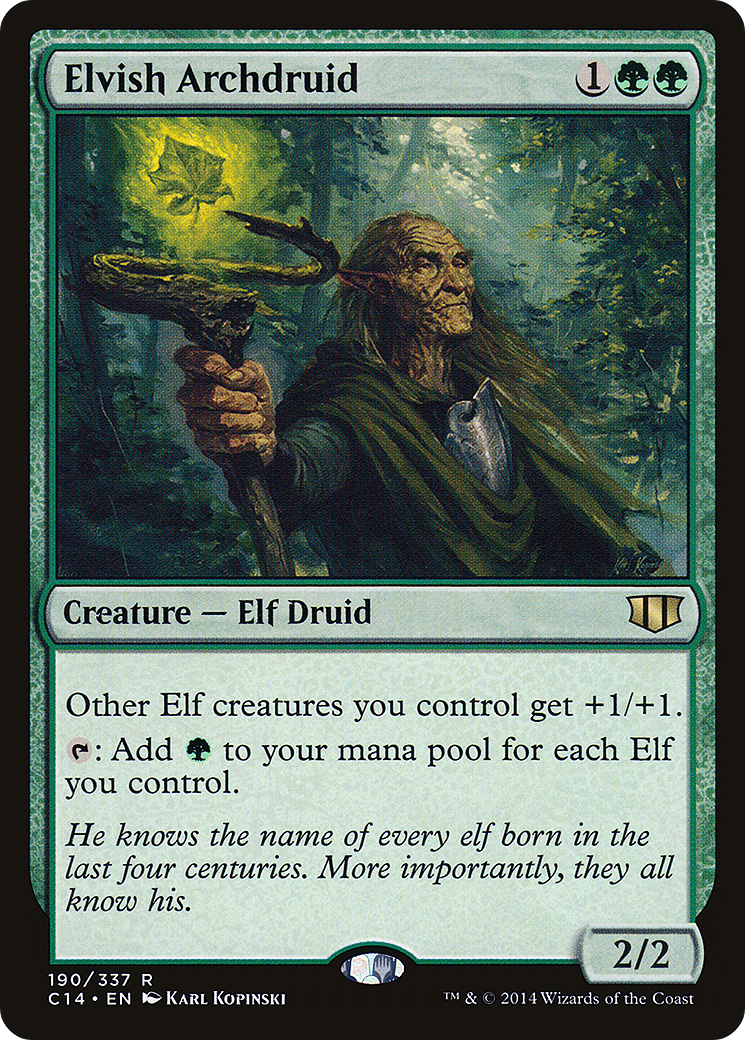Elvish Archdruid (C14-190) [Commander 2014] MTG Single Wizards of the Coast