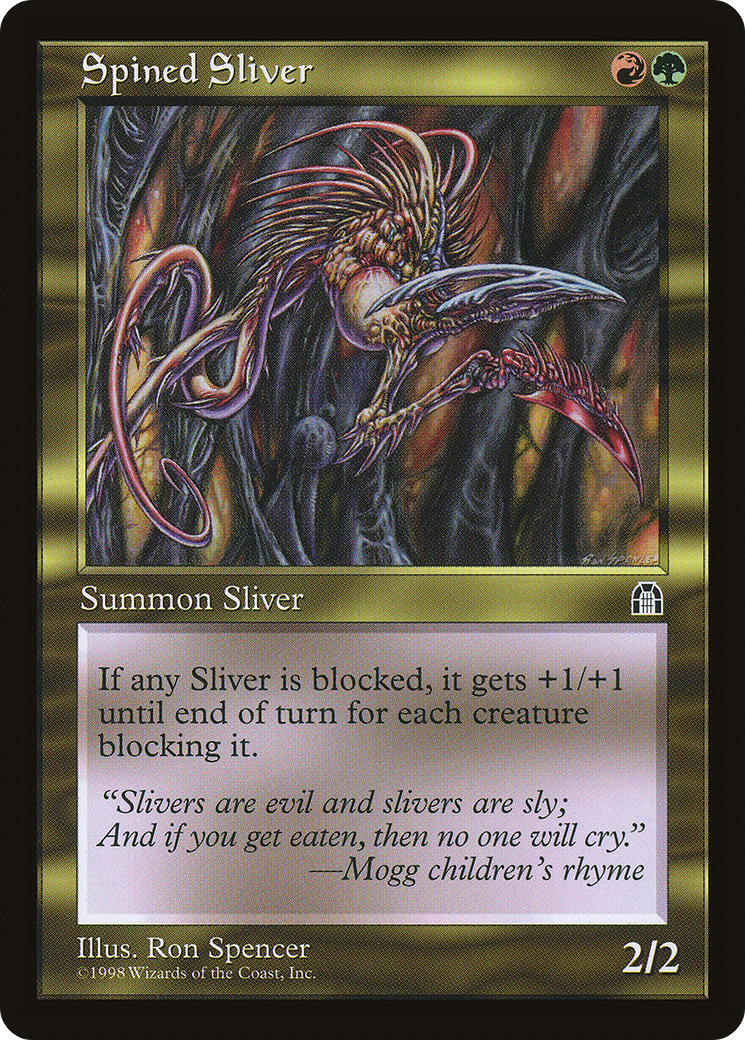 Spined Sliver (STH-130) [Stronghold] MTG Single Wizards of the Coast