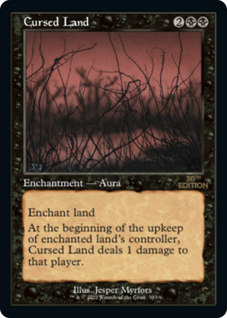 Cursed Land (30A-393) [30th Anniversary Edition] MTG Single Wizards of the Coast