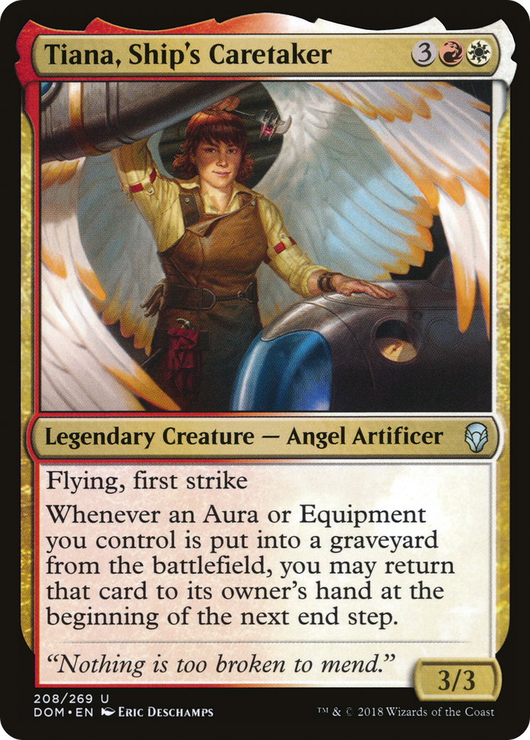Tiana, Ship's Caretaker (DOM-208) [Dominaria] MTG Single Wizards of the Coast