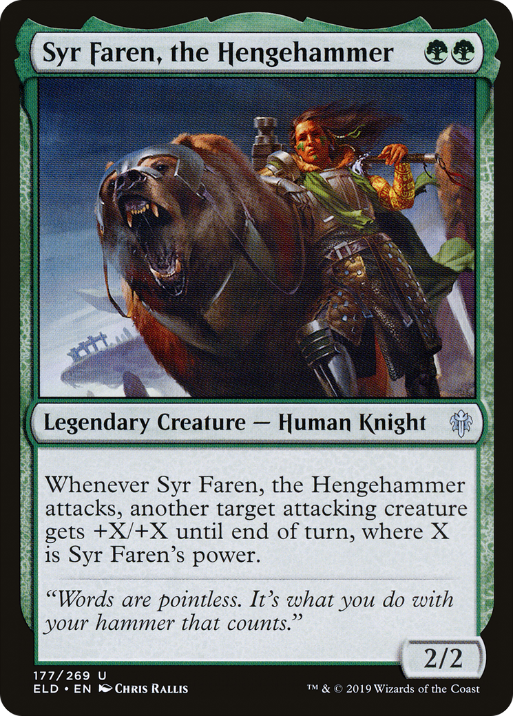 Syr Faren, the Hengehammer (ELD-177) [Throne of Eldraine] MTG Single Wizards of the Coast