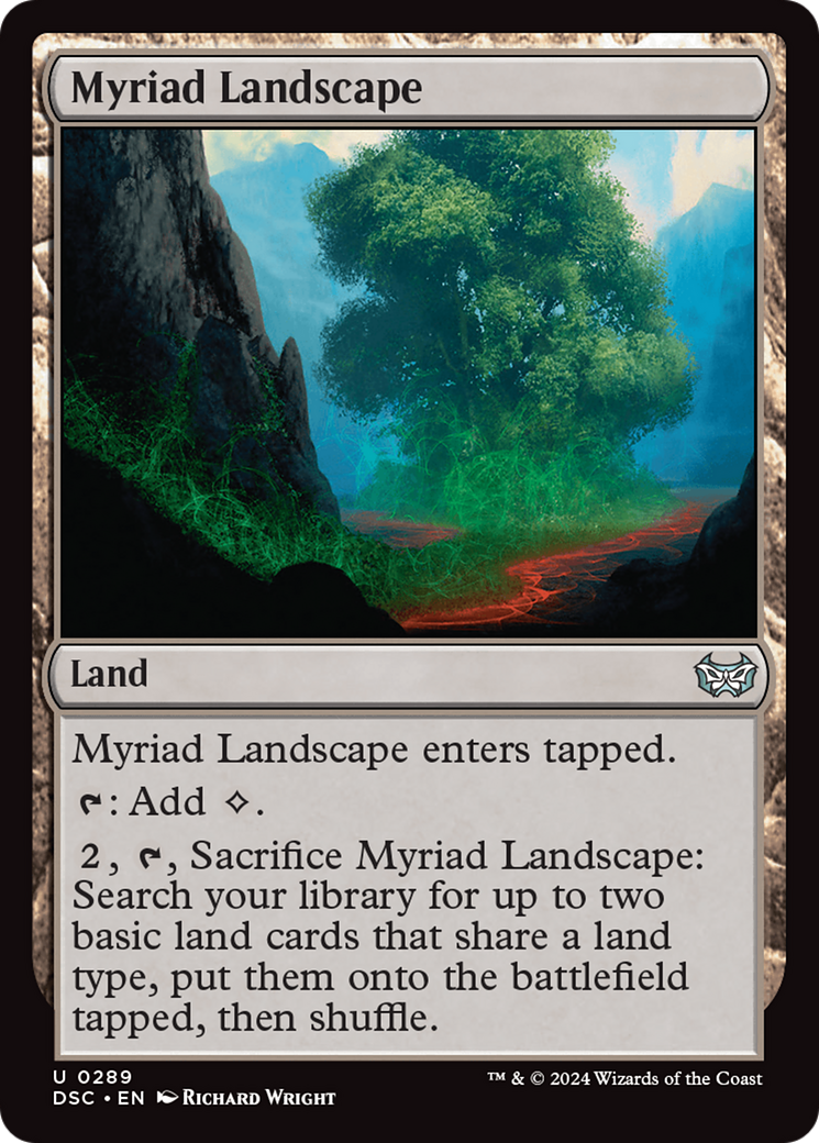 Myriad Landscape (DSC-289) [Duskmourn: House of Horror Commander] MTG Single Wizards of the Coast