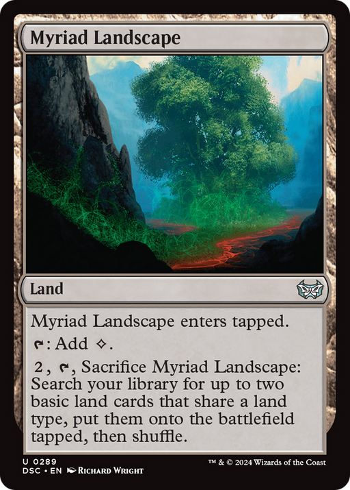 Myriad Landscape (DSC-289) [Duskmourn: House of Horror Commander] MTG Single Wizards of the Coast