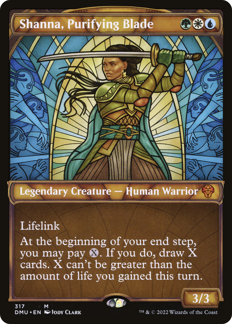 Shanna, Purifying Blade (DMU-317) [Dominaria United] (Showcase) Foil MTG Single Wizards of the Coast