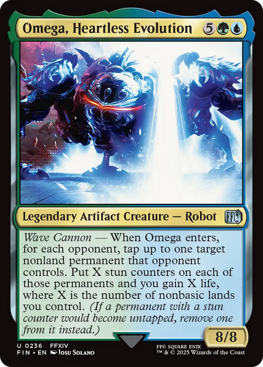 Omega, Heartless Evolution (FIN-236) [FINAL FANTASY] Foil MTG Single Wizards of the Coast